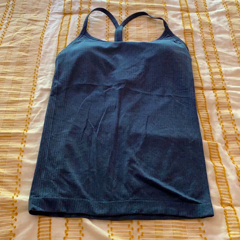 EUC ribbed yoga tank